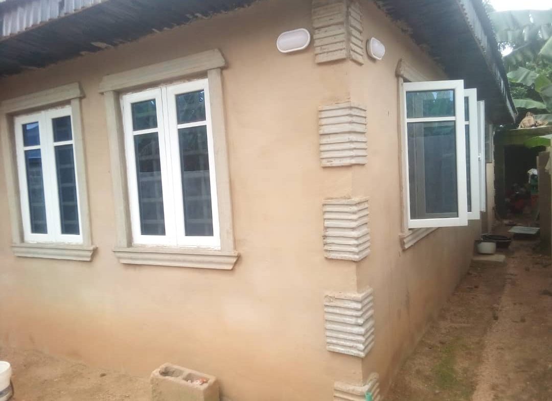 3 bedrooms bungalow on a full plot of land at odo ona 4